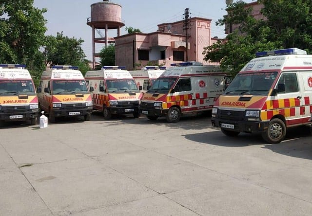 eight new ambulances found in the district