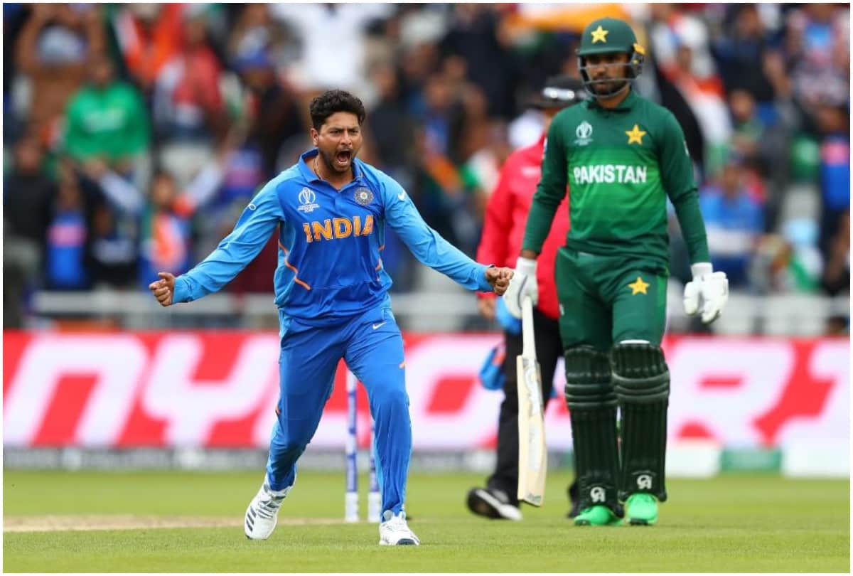 World Cup 2019: INDvPAK, Kuldeep Yadav bowled Babar Azam in his ball of the match