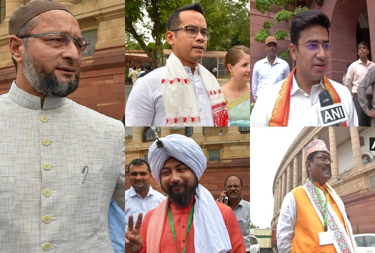 Lok sabha session 2019: Narendra modi Nakul Nath Tejasvi Surya and others arrive at the Parliament