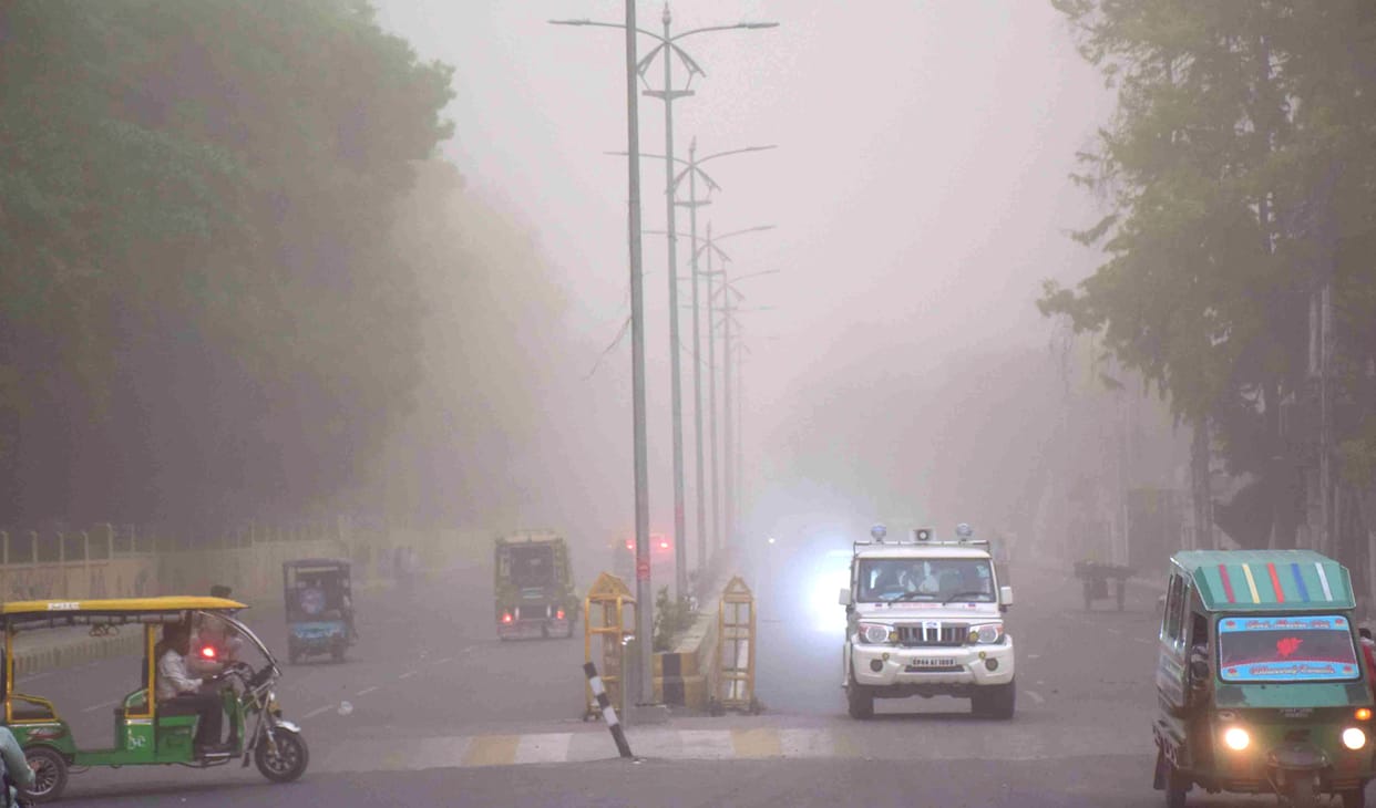 Heat wave in day and storm at evening
