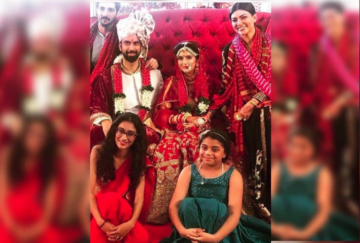 sushmita sen brother rajeev sen and charu asopa tie to knot