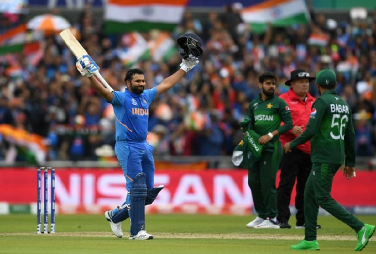 rohit sharma created many records against pakistan in world cup 13 big records broken