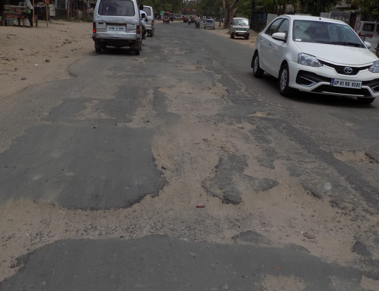 There will be 107 roads will be repaired in the district till the end of this month.