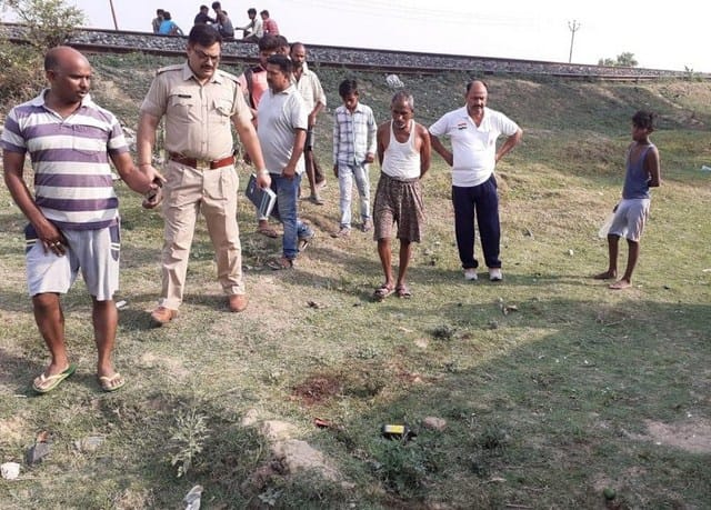 Youth found in a blaze under the bridge