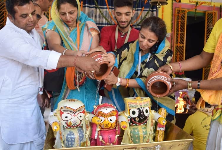 Chandigarh Bhagwan jagannath temple snana yatra ritual