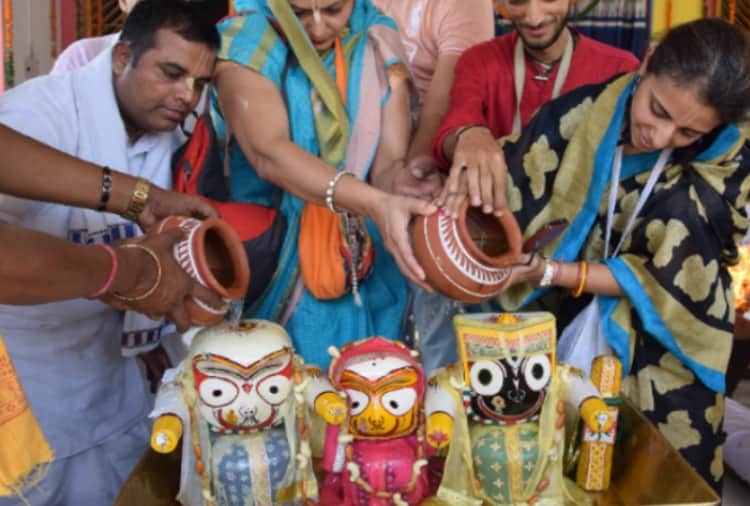 Chandigarh Bhagwan jagannath temple snana yatra ritual
