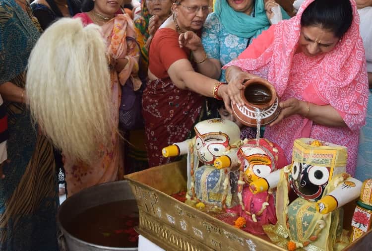 Chandigarh Bhagwan jagannath temple snana yatra ritual