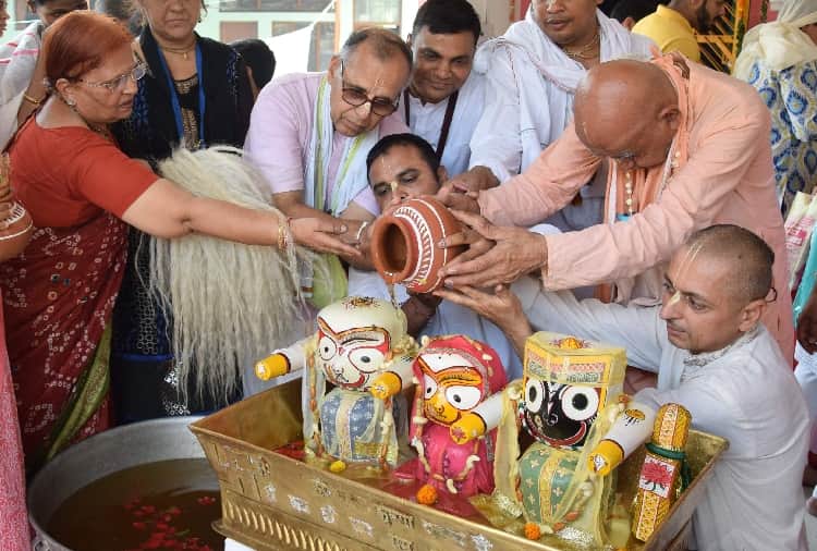 Chandigarh Bhagwan jagannath temple snana yatra ritual