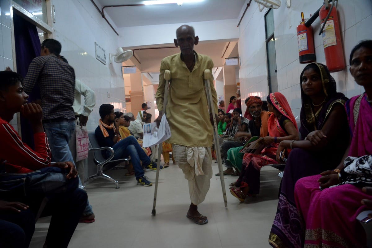 doctors on strike patient bothered in varanasi