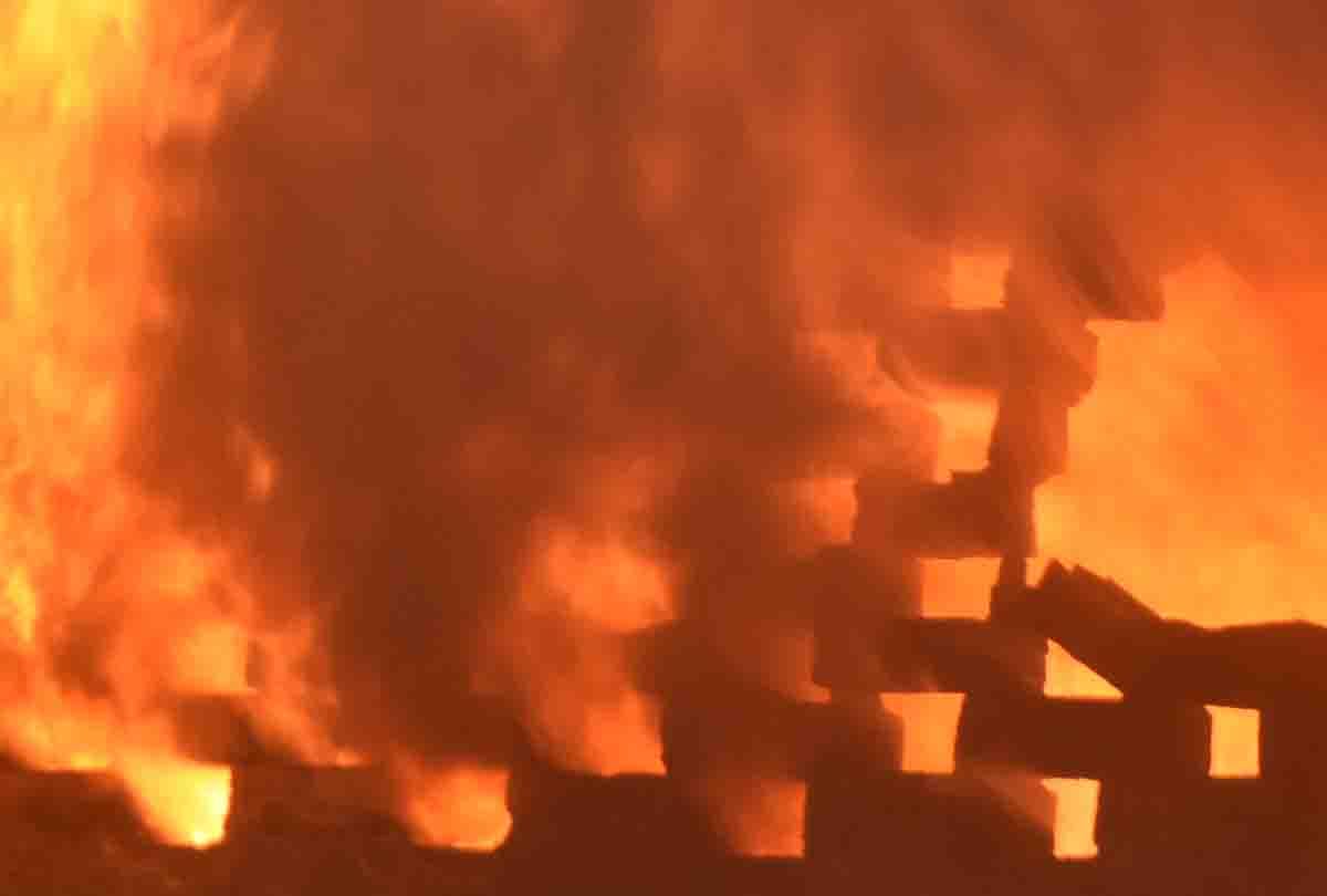 fire caught in factory at dada nagar industrial area Kanpur