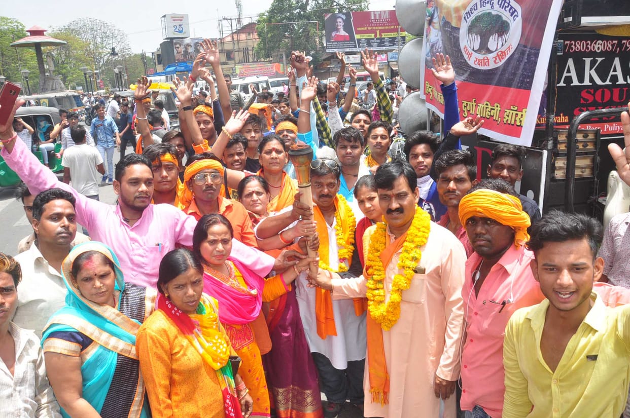 jyoti yatra in jhansi city