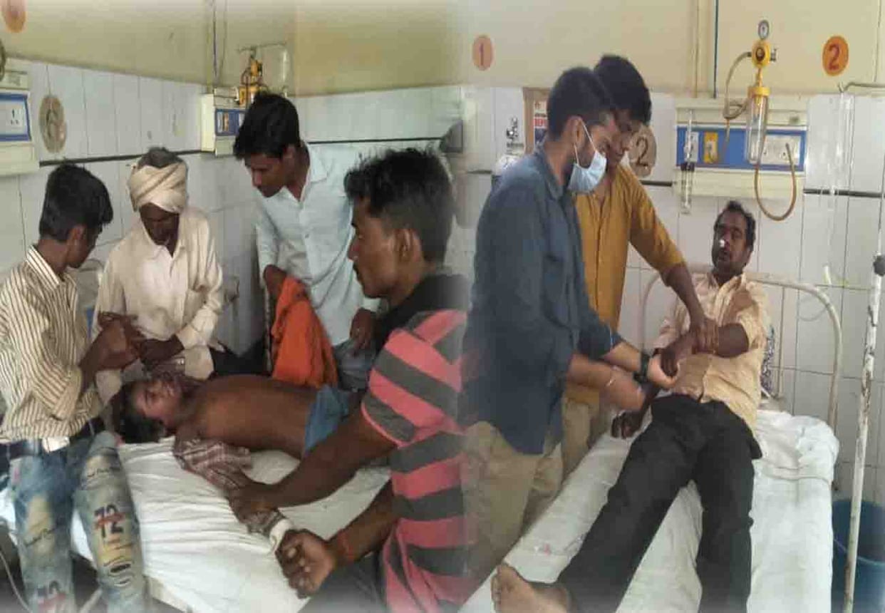 Road accident in chitrakoot, 16 people injured