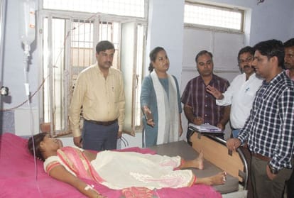 health department team sealed private hospital in agra