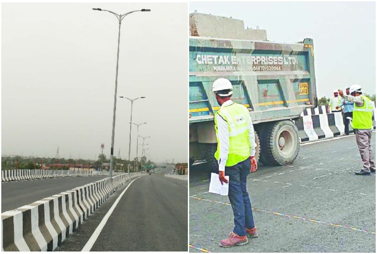 Pilkhuwa elevated road safety trial begins, starts on June 21