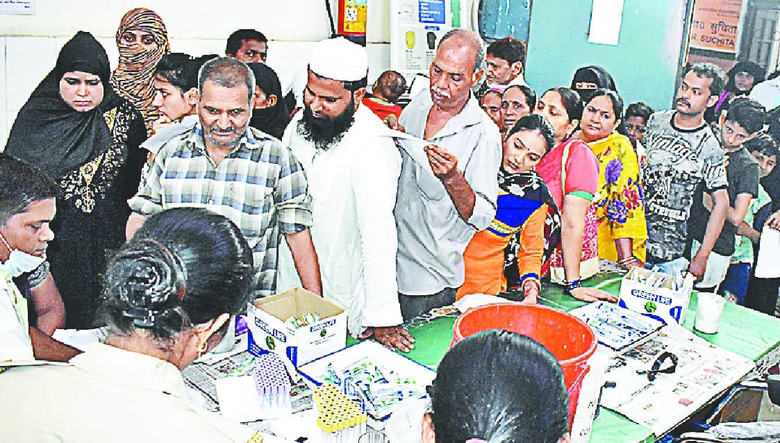 Due to the strike of doctors, medical system of Karmarai district