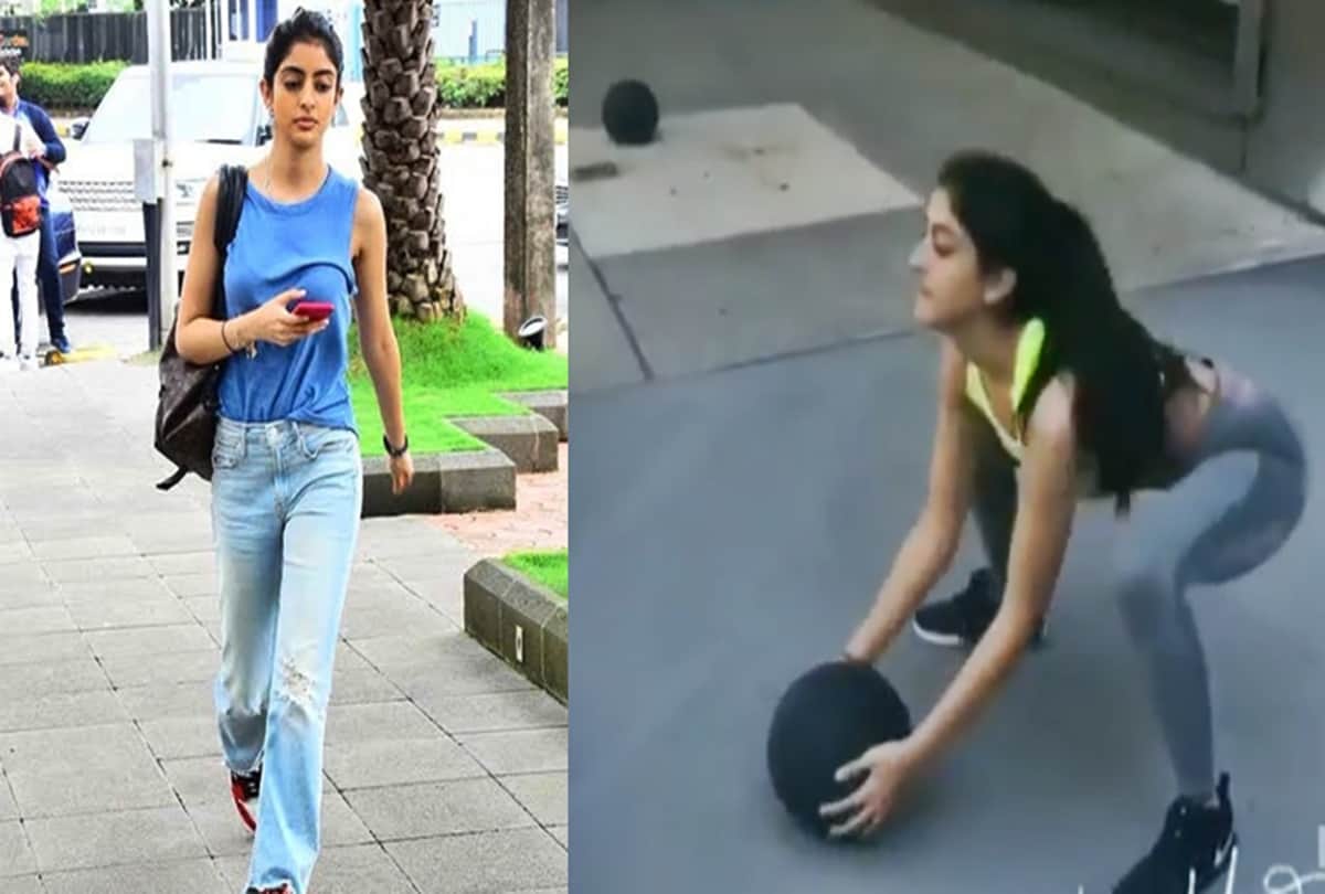 Amitabh Bachchan teen granddaughter Navya Naveli Nanda Working Out on New York Sidewalk