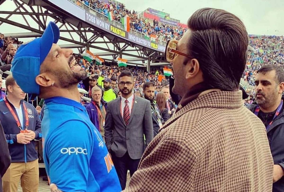 ranveer singh share photo of indian cricket team wrote message for virat kohli