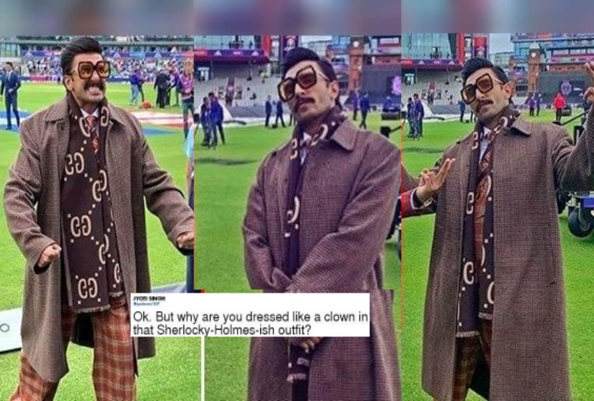 Ranveer Singh trolled for his outfit At India vs Pakistan Match