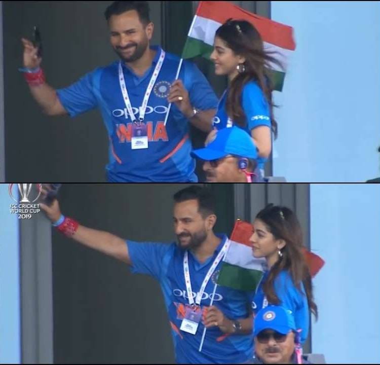 pakistani fan misbehaved with saif ali khan and aalia furniturewalla at world cup 2019