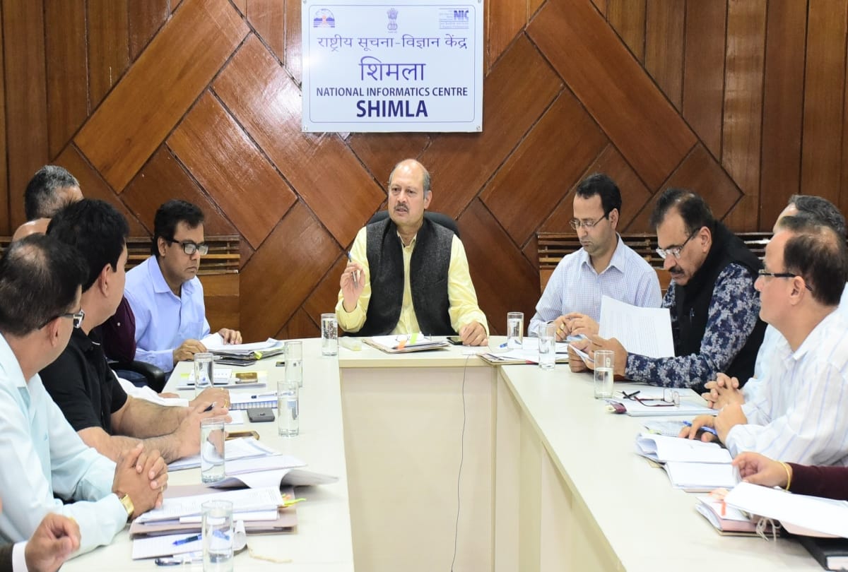 pwd meeting held in shimla regarding monsoon preparation