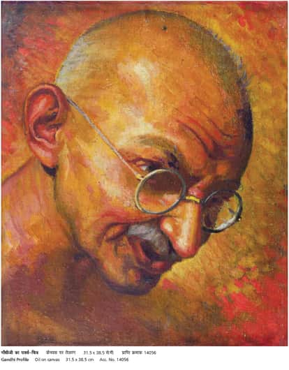 upendra maharathi artist exhibition national gallery of modern art 150th anniversary of gandhi