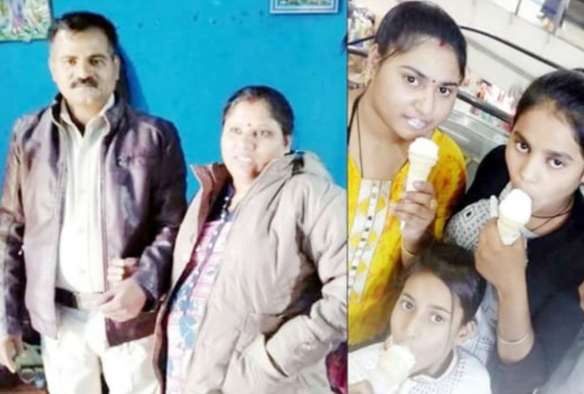 whole family died of Madhya Pradesh Police Constable in road accident