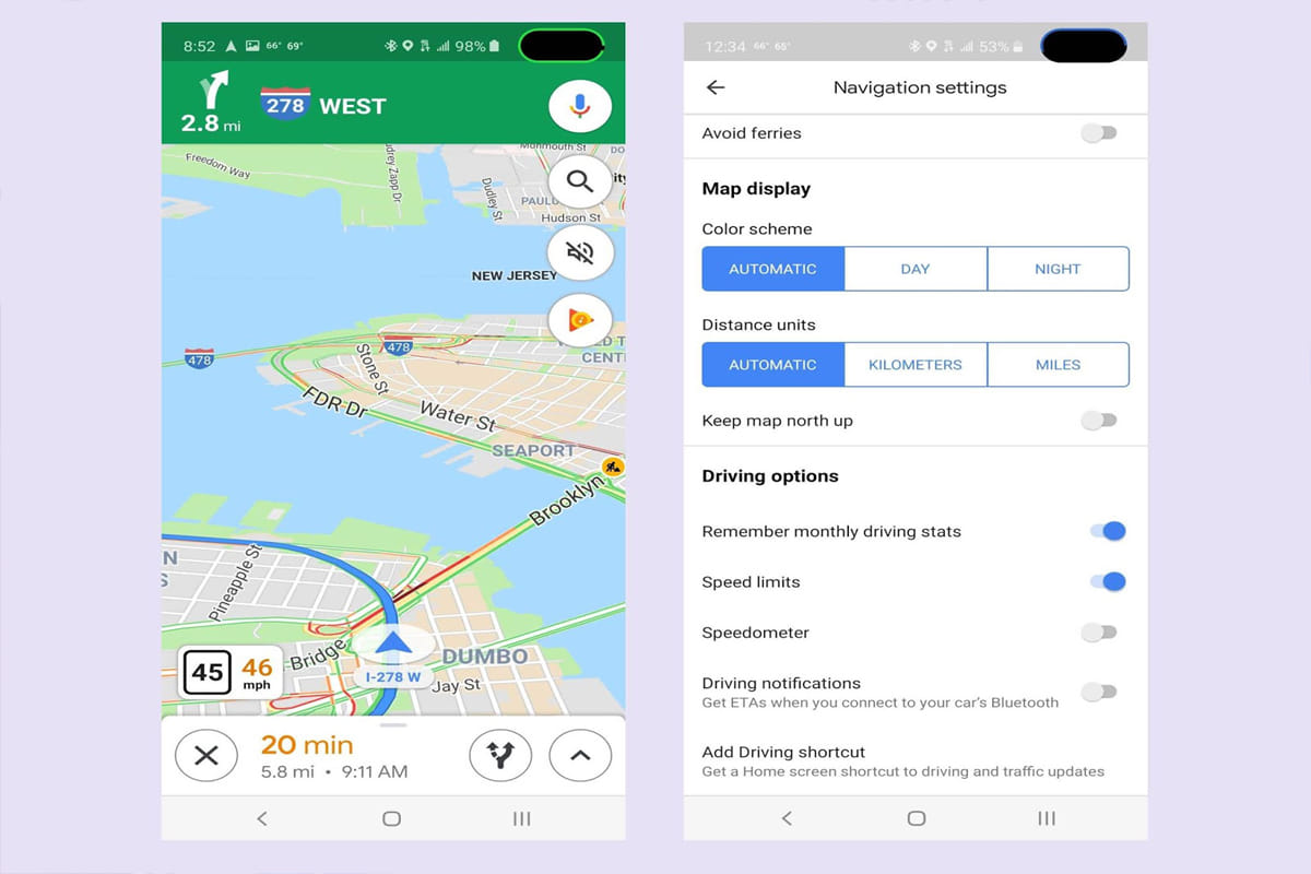 Google Maps on-screen speedometer will warn you if you’re speeding