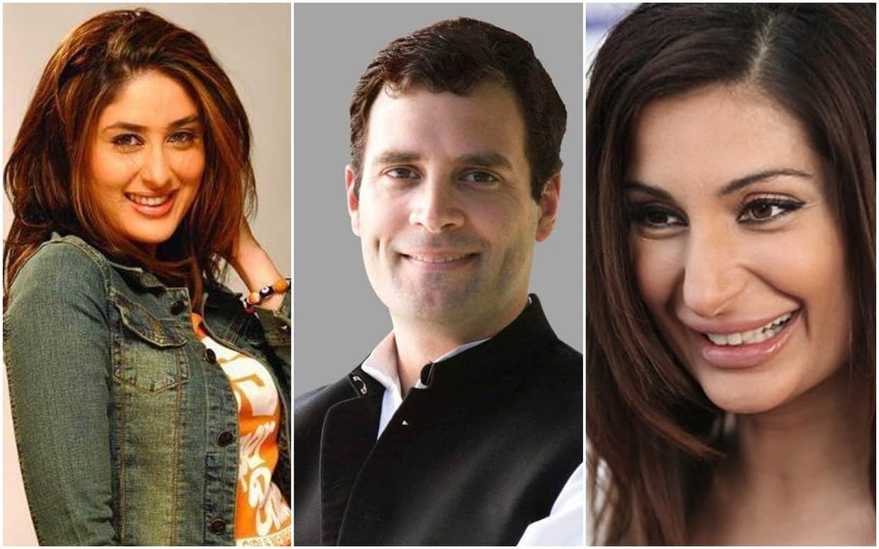 #HappyBirthdayRahulGandhi Negar khan to kareena kapoor many girls has a huge crush on Rahul Gandhi