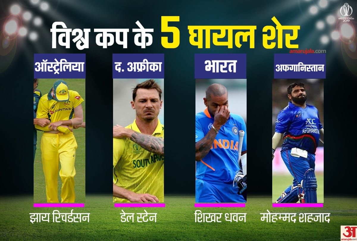 5 players included Shikhar Dhawan who ruled out of World Cup 2019 from injury
