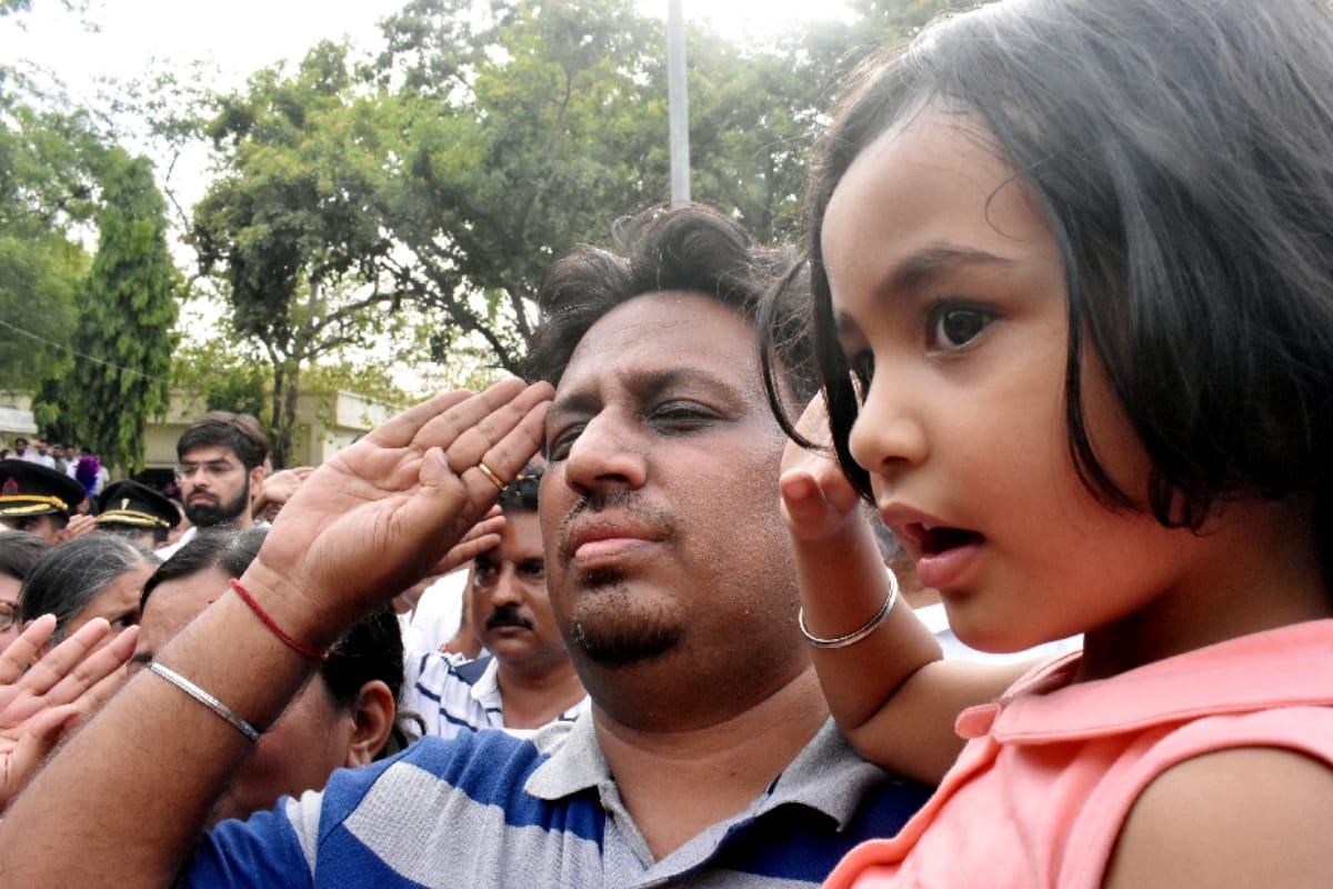 Martyred Army Major Ketan Sharma five year old daughter pictures will make you emotional