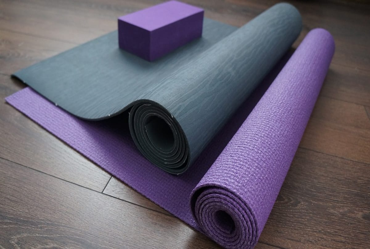 history of yoga mats invented by BKS iyengar