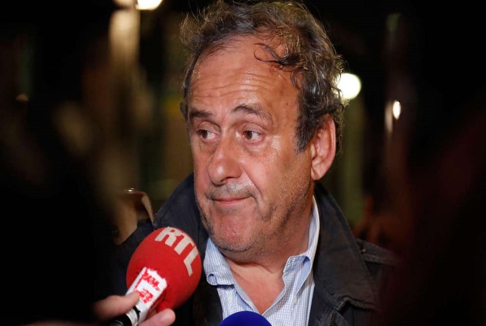 The banned ex-UEFA chief Michel Platini was released from custody