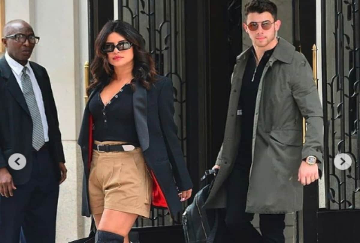 Nick Jonas wishes Priyanka Chopra with shared her saree look on social media said I love you baby