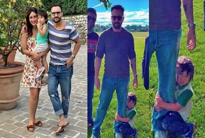 kareena Saif ali Khan son Taimur ali is Enjyoing london vaccations