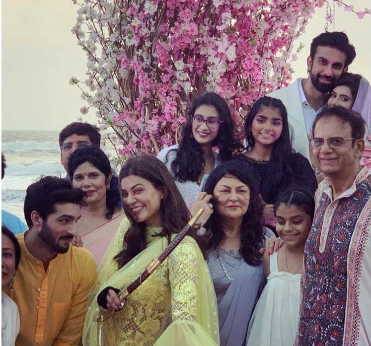 Sushmita Sen family welcomes Charu Asopa at home with Bengali rituals griha pravesh video viral