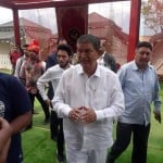 Former Chief Minister Harish Rawat in preparation for the Padayatra