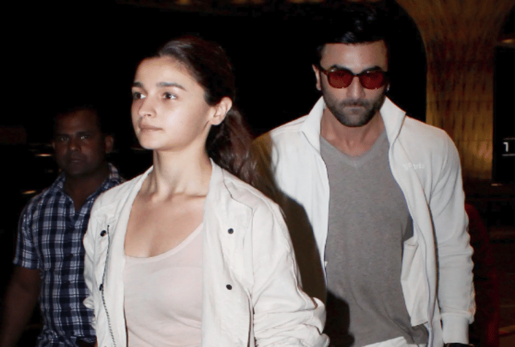 alia bhatt and ranbir kapoor spot together for brahmastra shooting