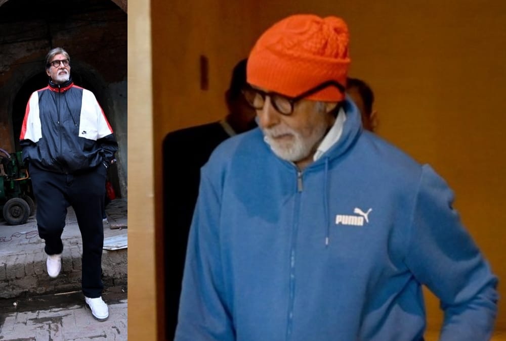 Pics of Amitabh Bachchan shooting in Lucknow.
