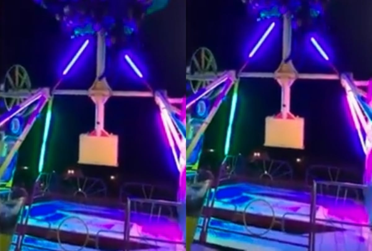 mexican woman fall from amusement park video viral
