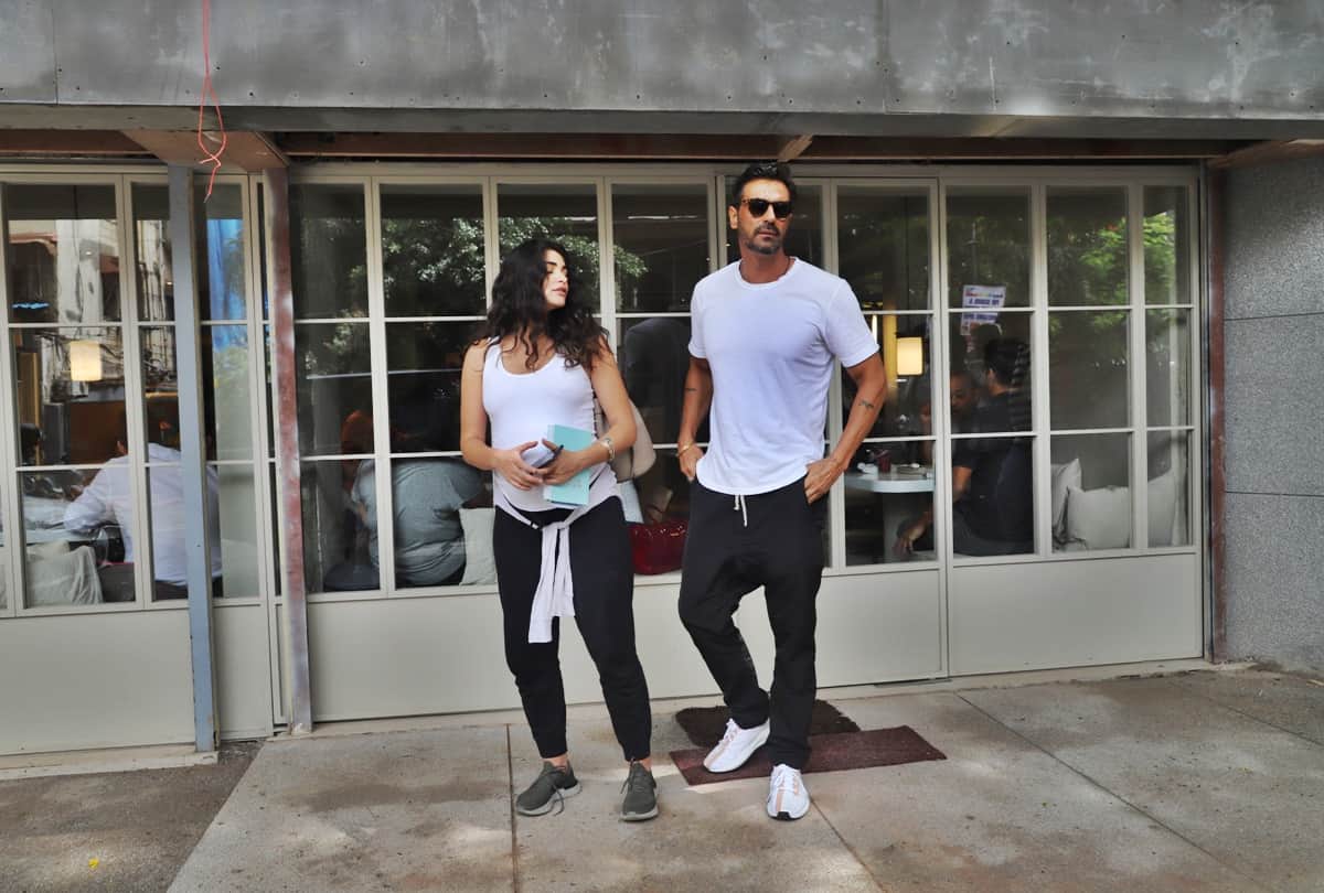Arjun Rampal Girlfriend Gabriella Demetriades Shared new born baby photo with tired but in love