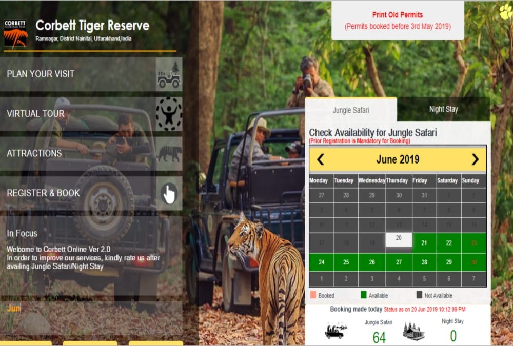 Corbett national park 15 fake website caught 