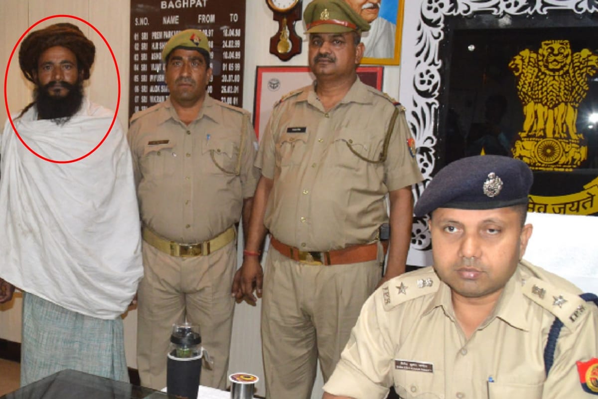 accused of double murder in Baghpat arrested after 19 years, was living as a saint