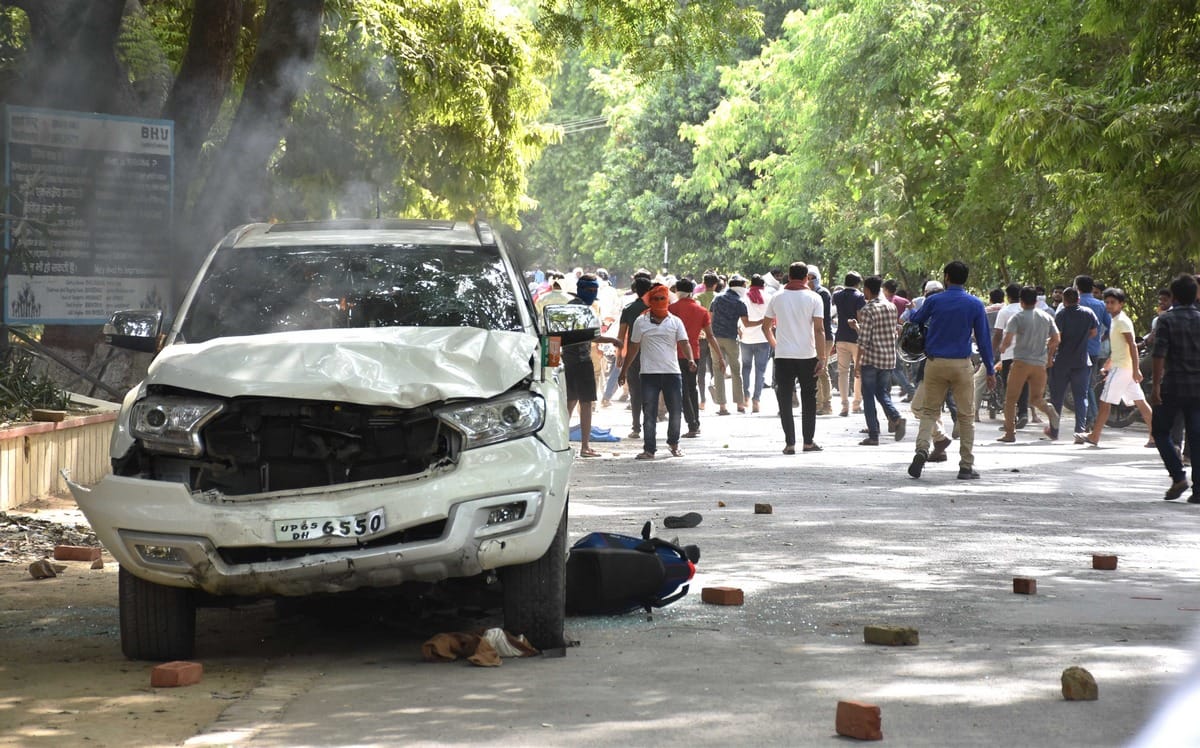 BHU accident student tell her fear about career in varanasi