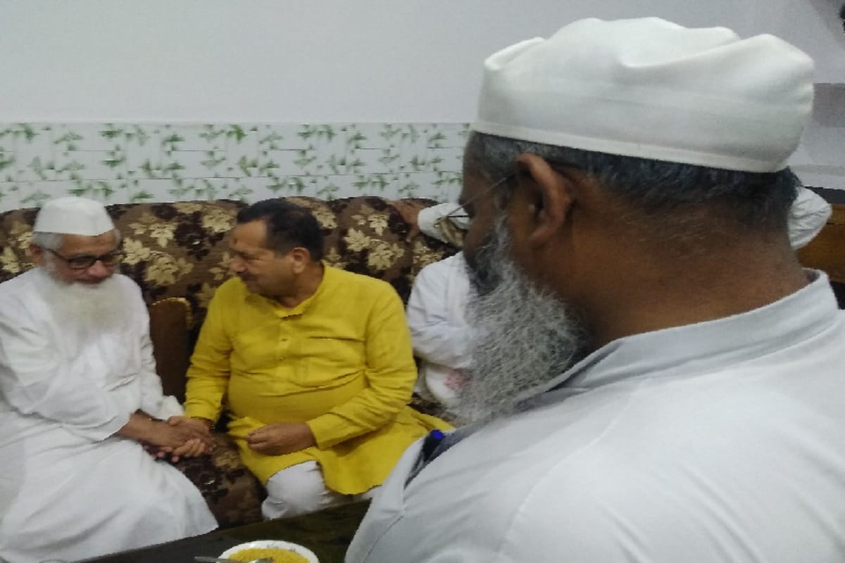 RSS leader Indresh Kumar welcome in Darul Uloom, Maulana informed about the history of organization