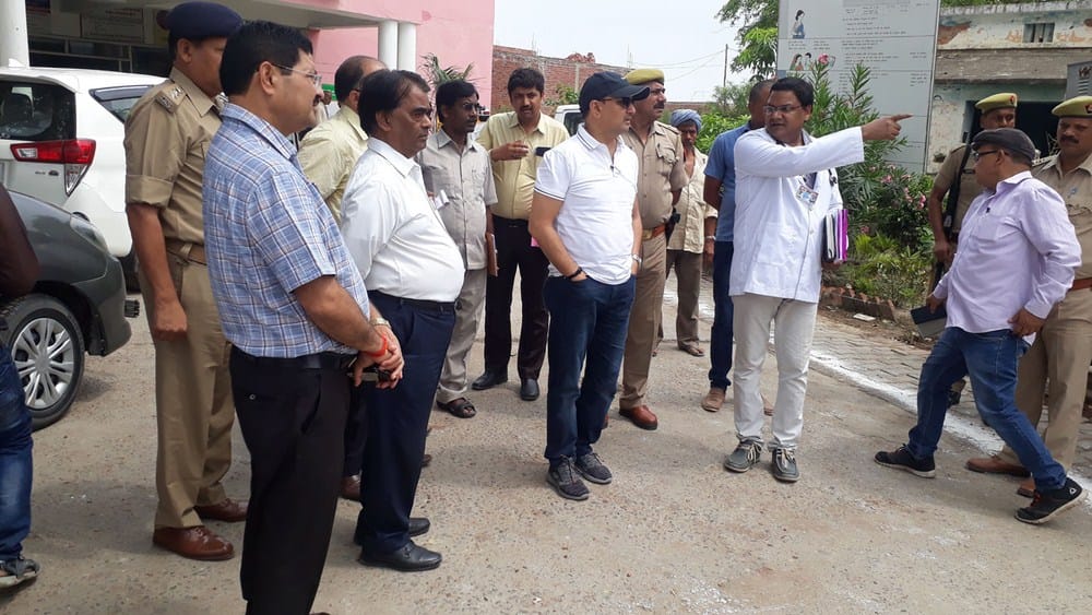 nodal officer inspected development work