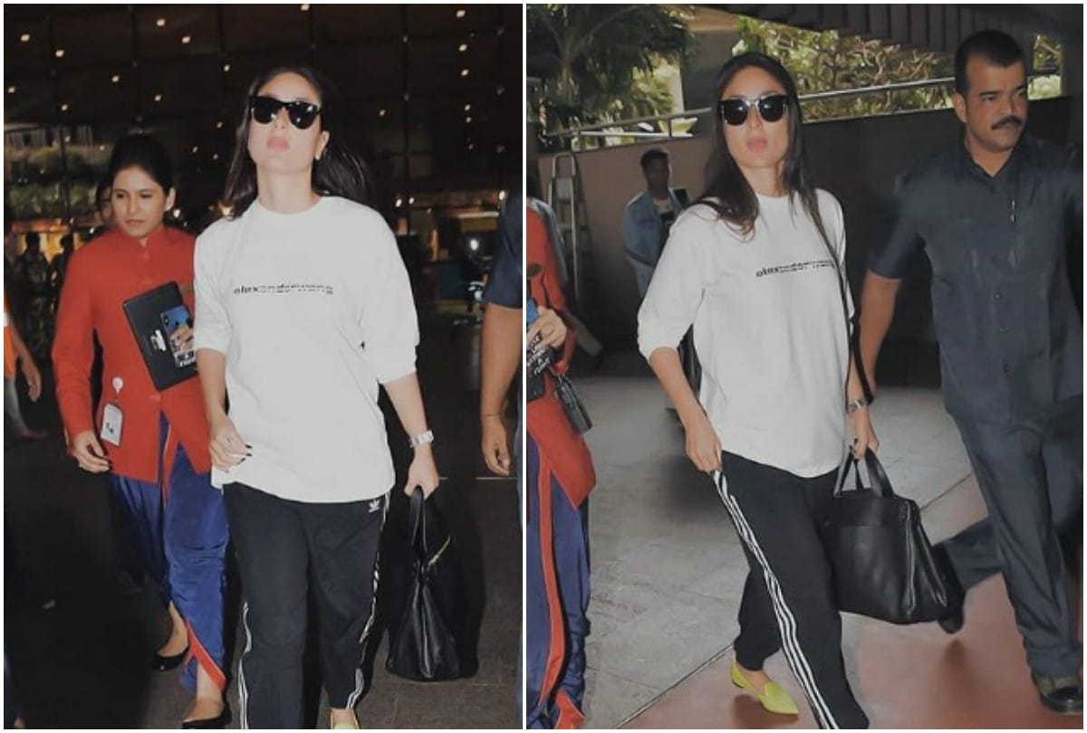 Kareena Kapoor Khan returns form Europe without hubby saif and son taimur