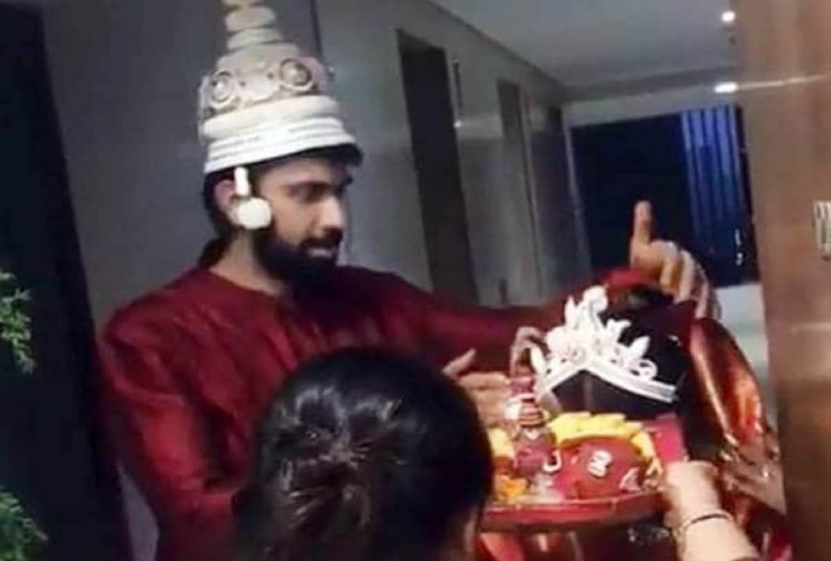 Sushmita Sen family welcomes Charu Asopa at home with Bengali rituals griha pravesh video viral