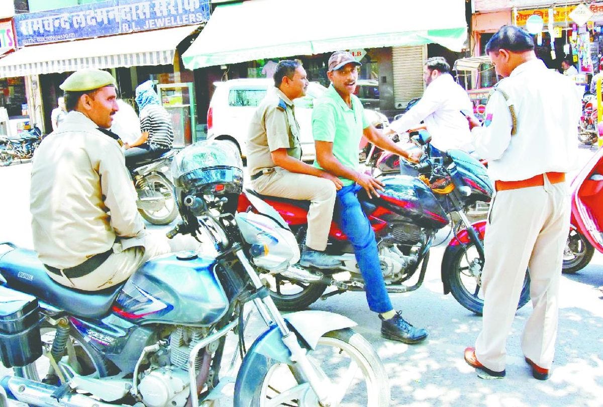 amar ujala helmet campaign in mathura
