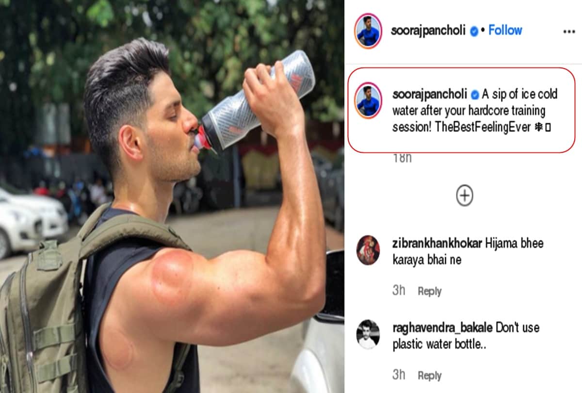 Fans are worried for red Marks on Sooraj pancholi Body, users replied answers