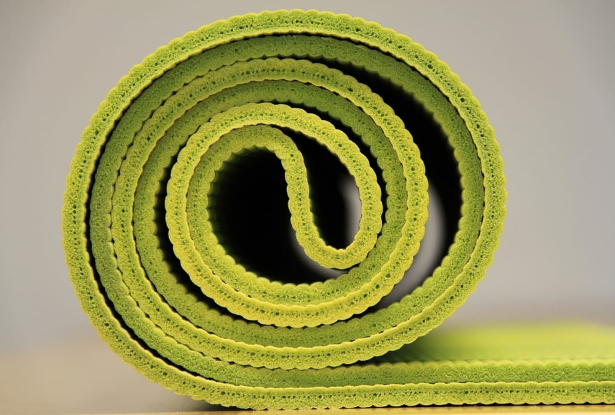 history of yoga mats invented by BKS iyengar